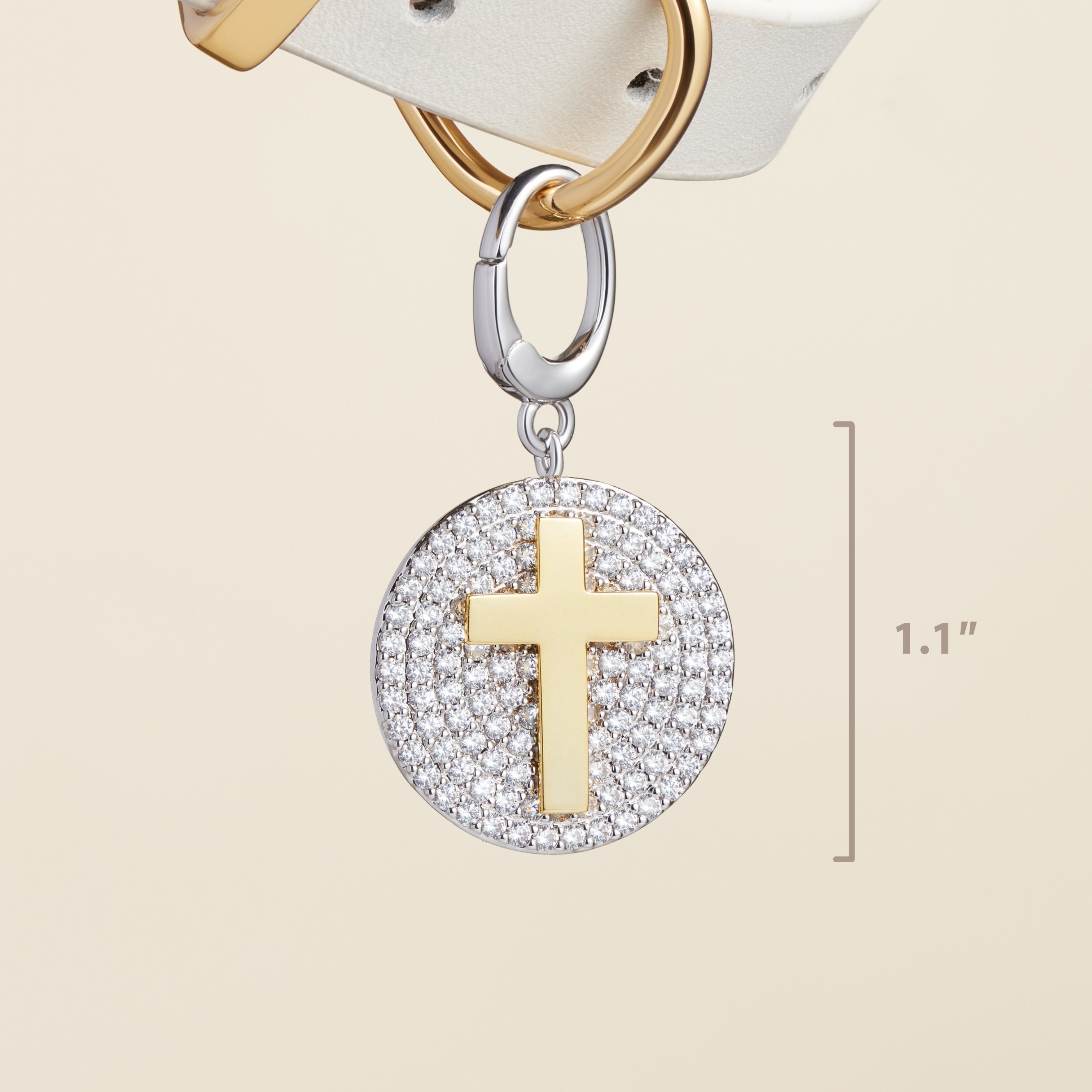 Cross Pet Id Tag