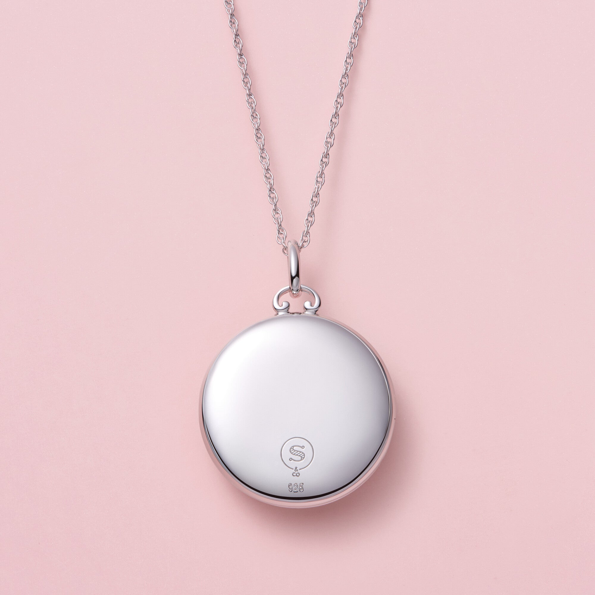 English Bulldog Sterling Silver Locket