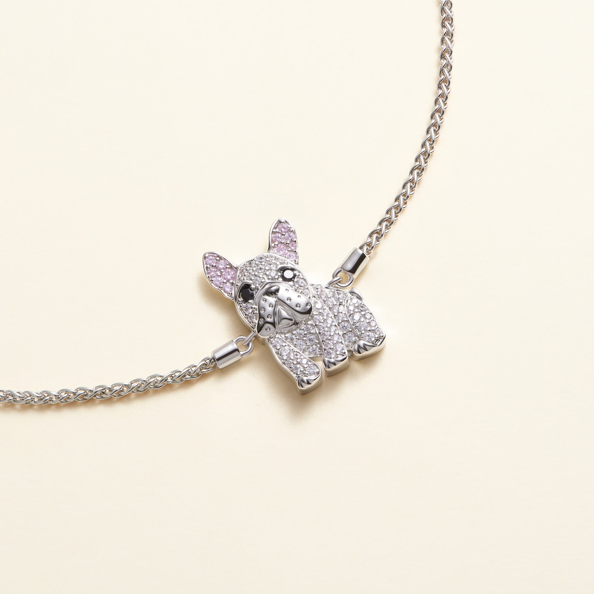 #color_White Frenchie Bracelet