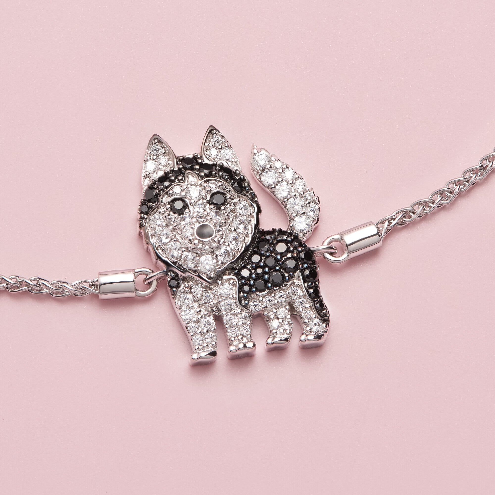 Husky Sterling Silver Bolo Bracelet