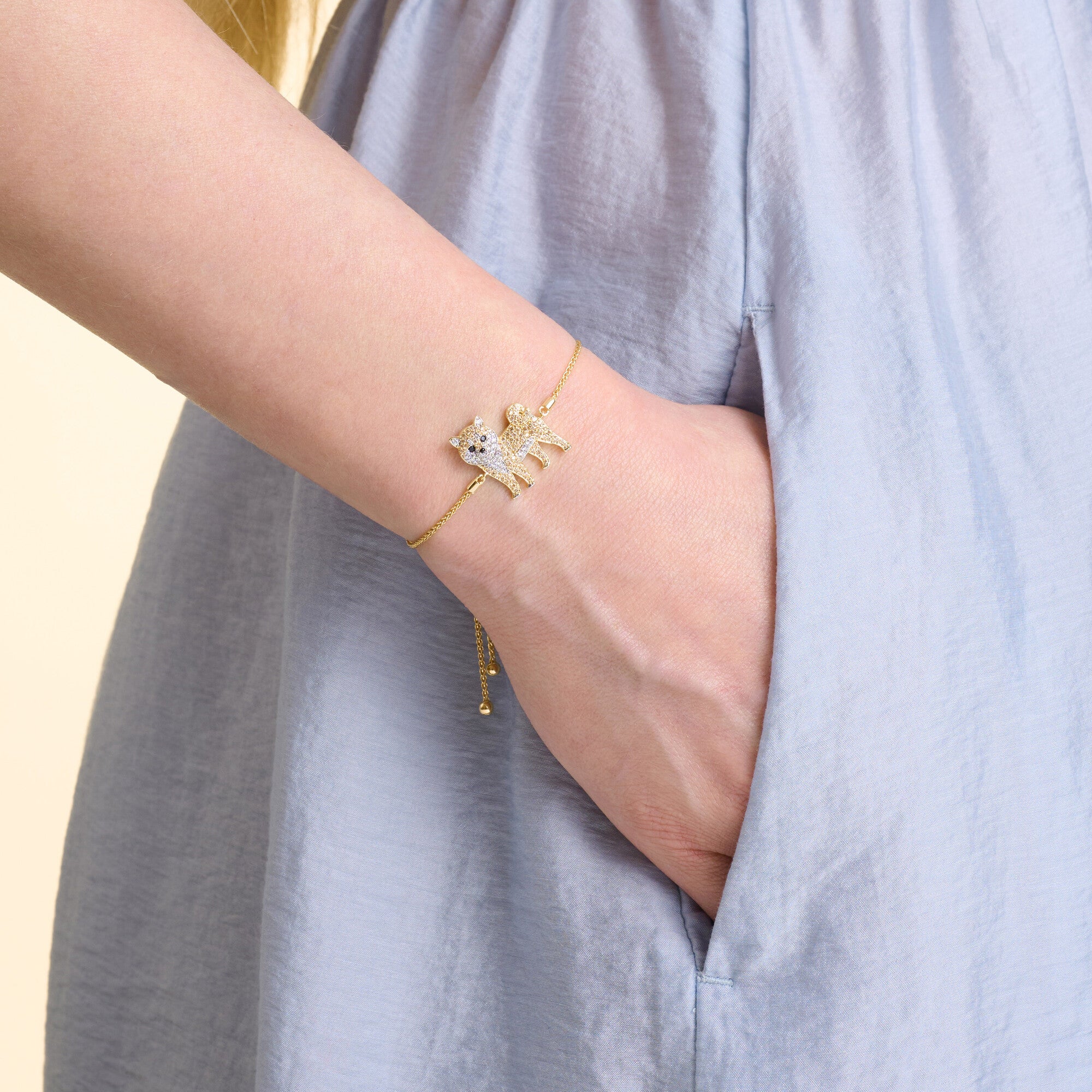 Shiba Inu Sterling Silver Bolo Bracelet