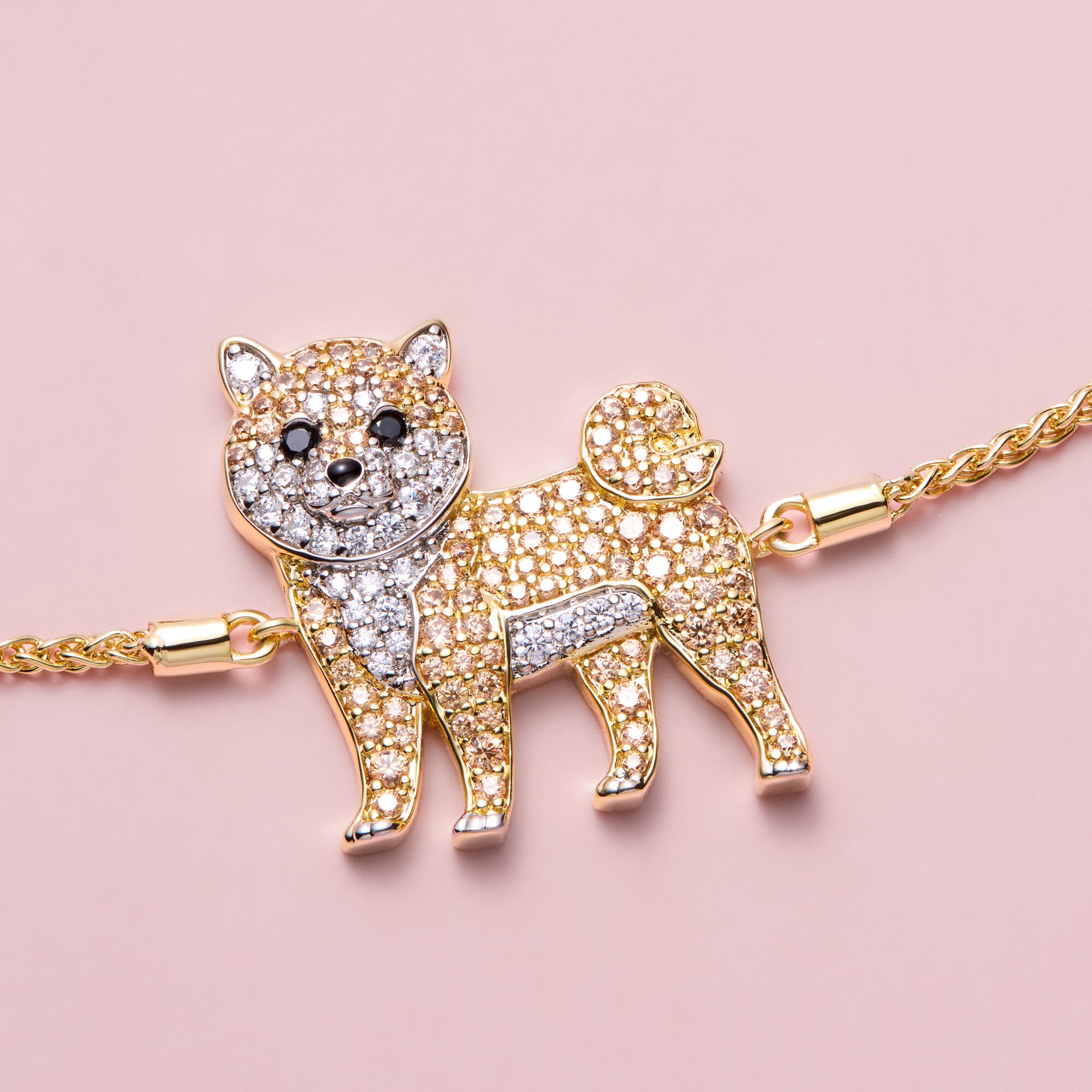 Shiba Inu Sterling Silver Bolo Bracelet