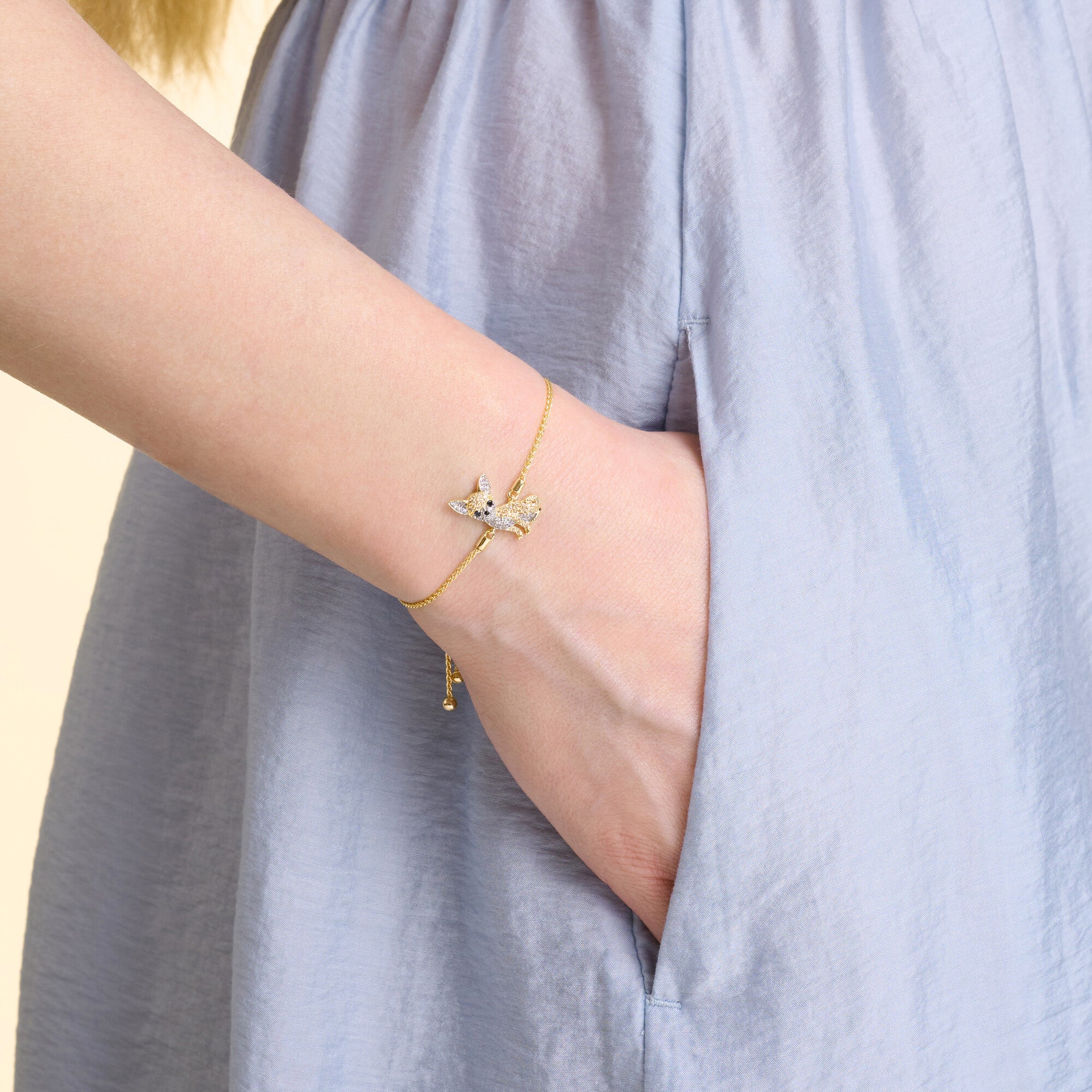 Chihuahua Sterling Silver Bolo Bracelet