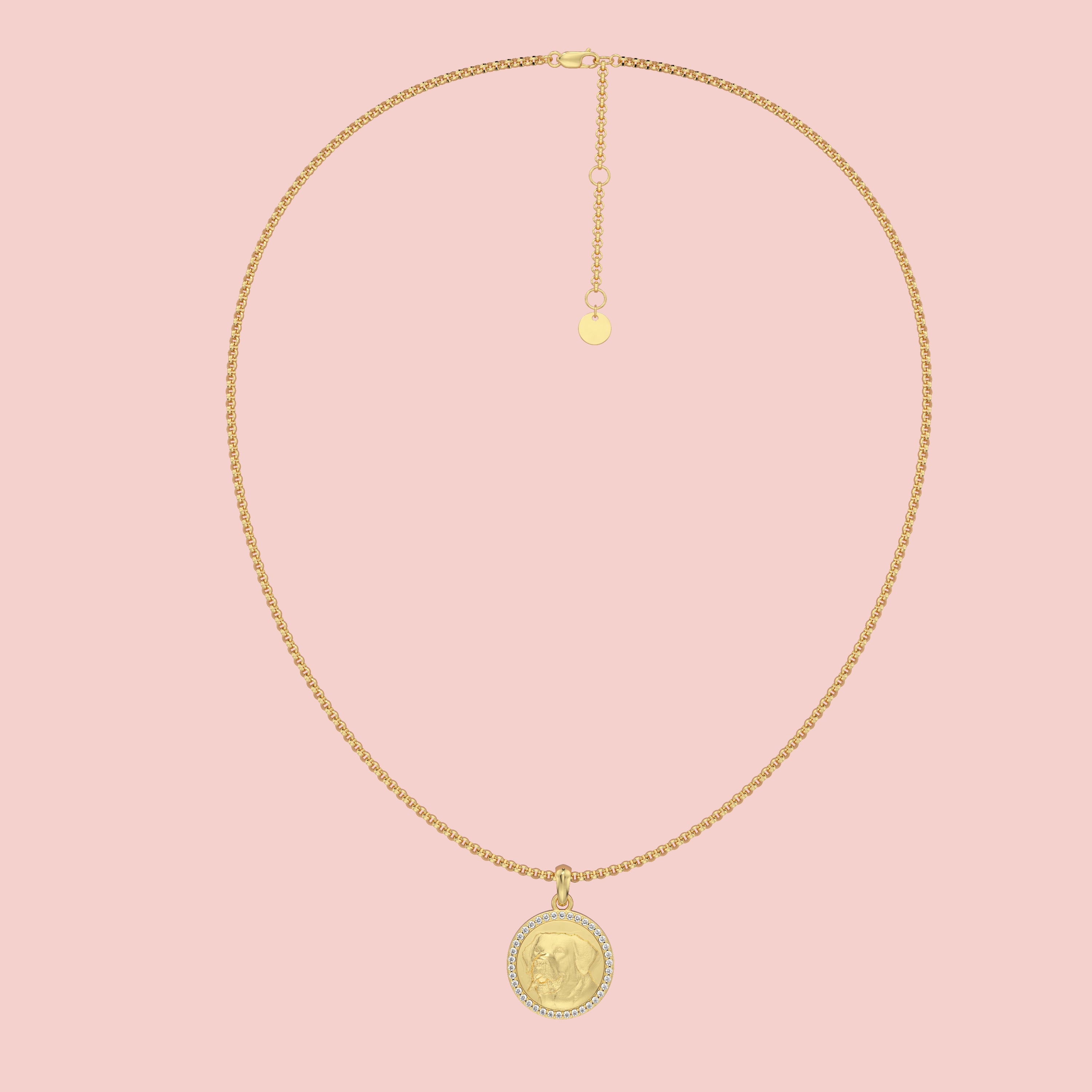 Pet Love Necklace – Labrador Pendant