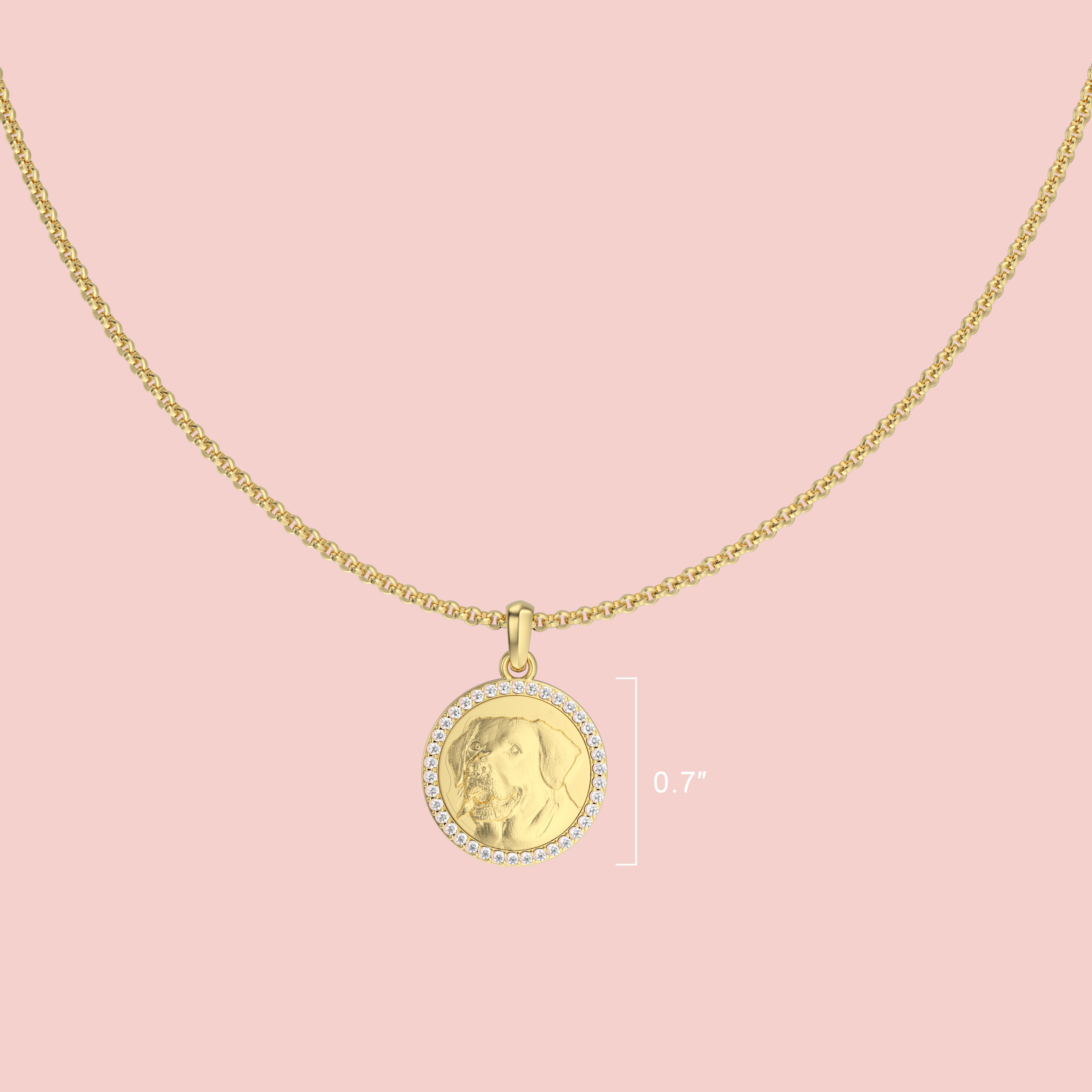 Pet Love Necklace – Labrador Pendant
