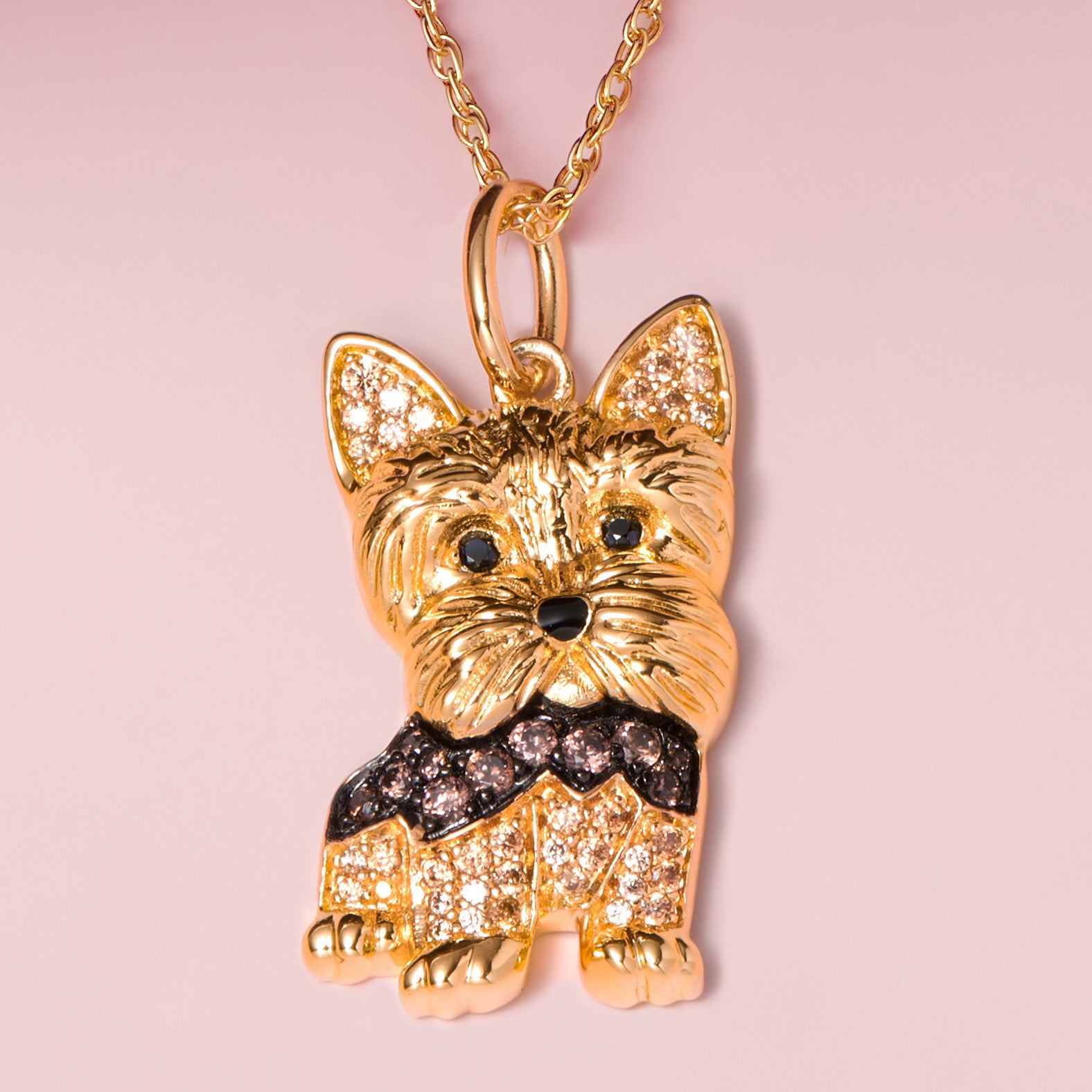 Dog Pendant Yorkshire Terrier Necklace Yorkshire Terrier Angel Dog