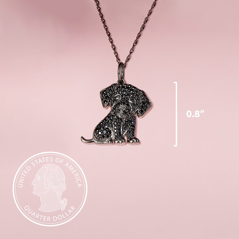 Labrador Sterling Silver Pendant Necklace