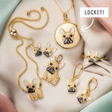 Frenchie Bundle - Sterling Silver Bolo Bracelet + Necklace