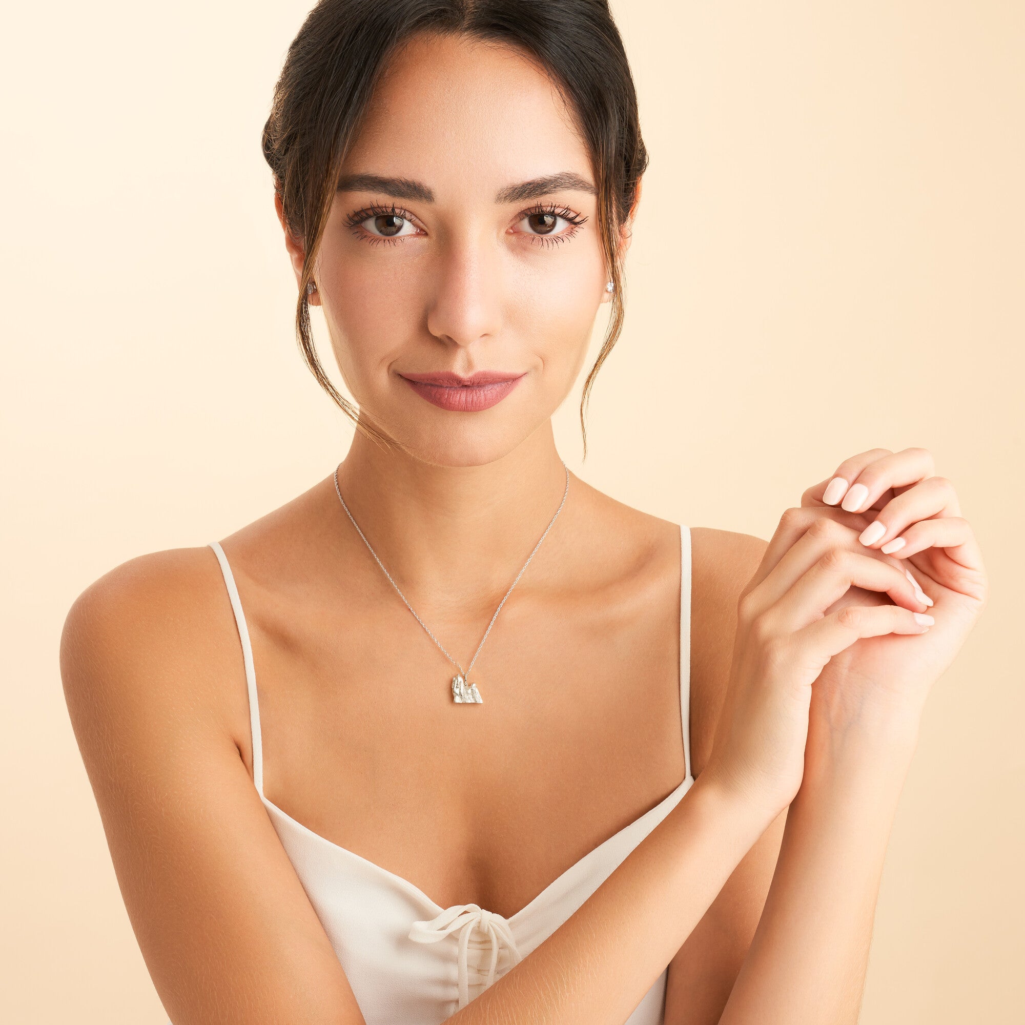 Maltese Sterling Silver Pendant Necklace