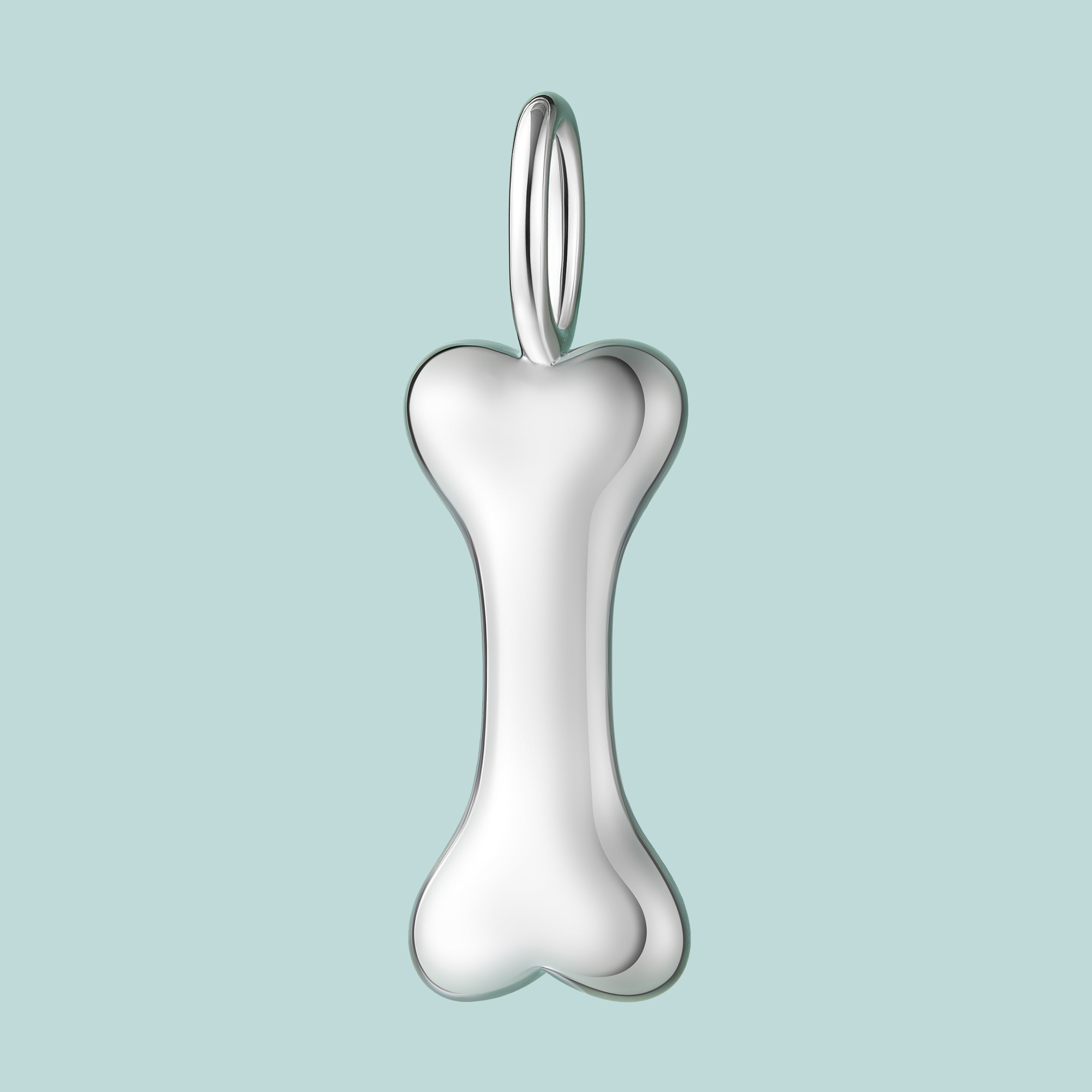 Dogbone Sterling Silver Charm