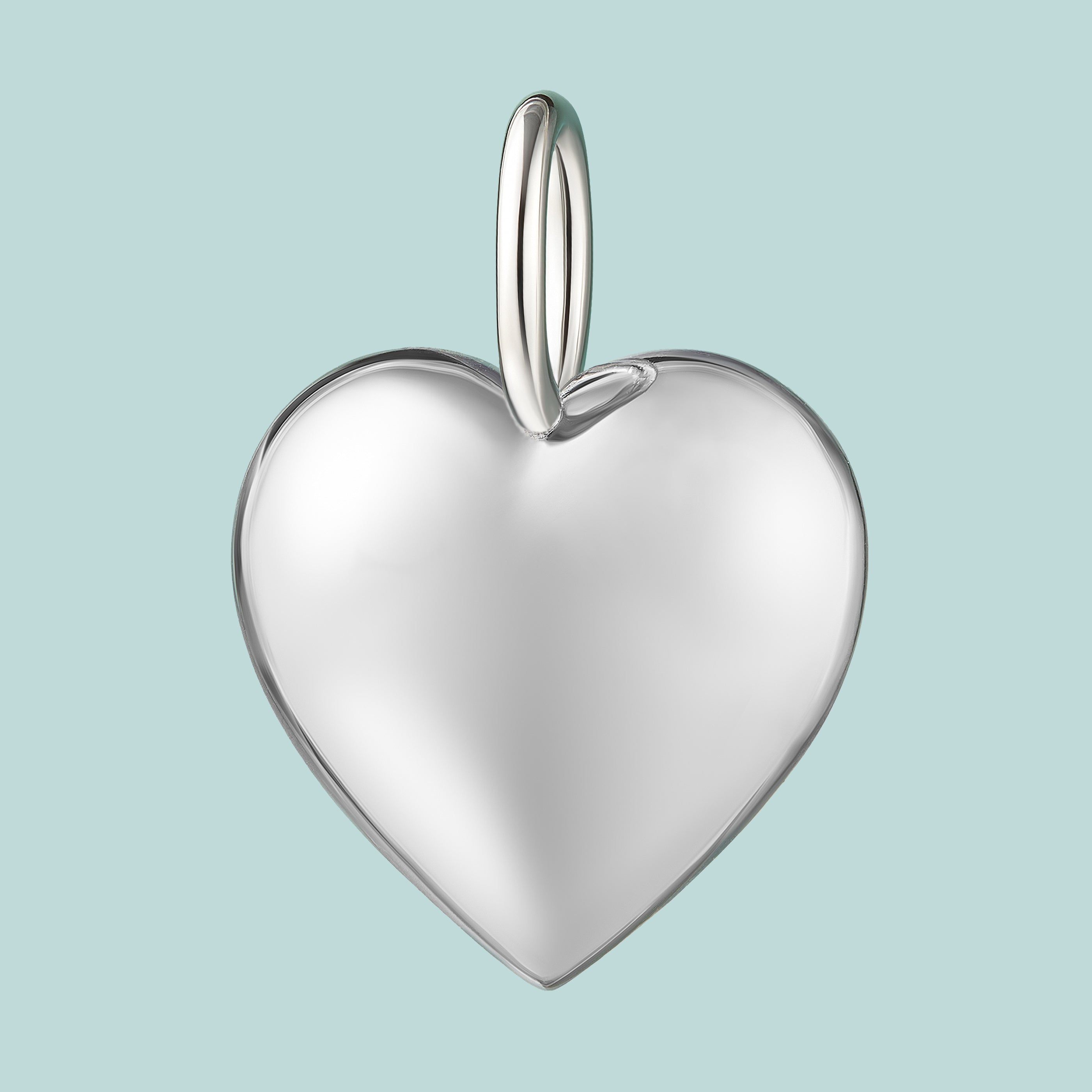 Heart Sterling Silver Charm