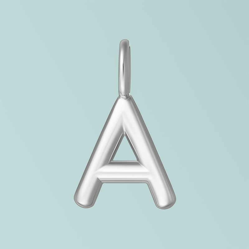 Alphabet Sterling Silver Charms