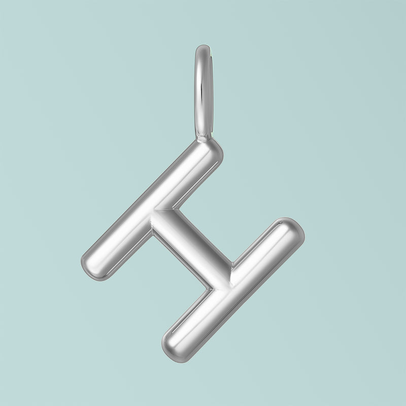 Alphabet Sterling Silver Charms