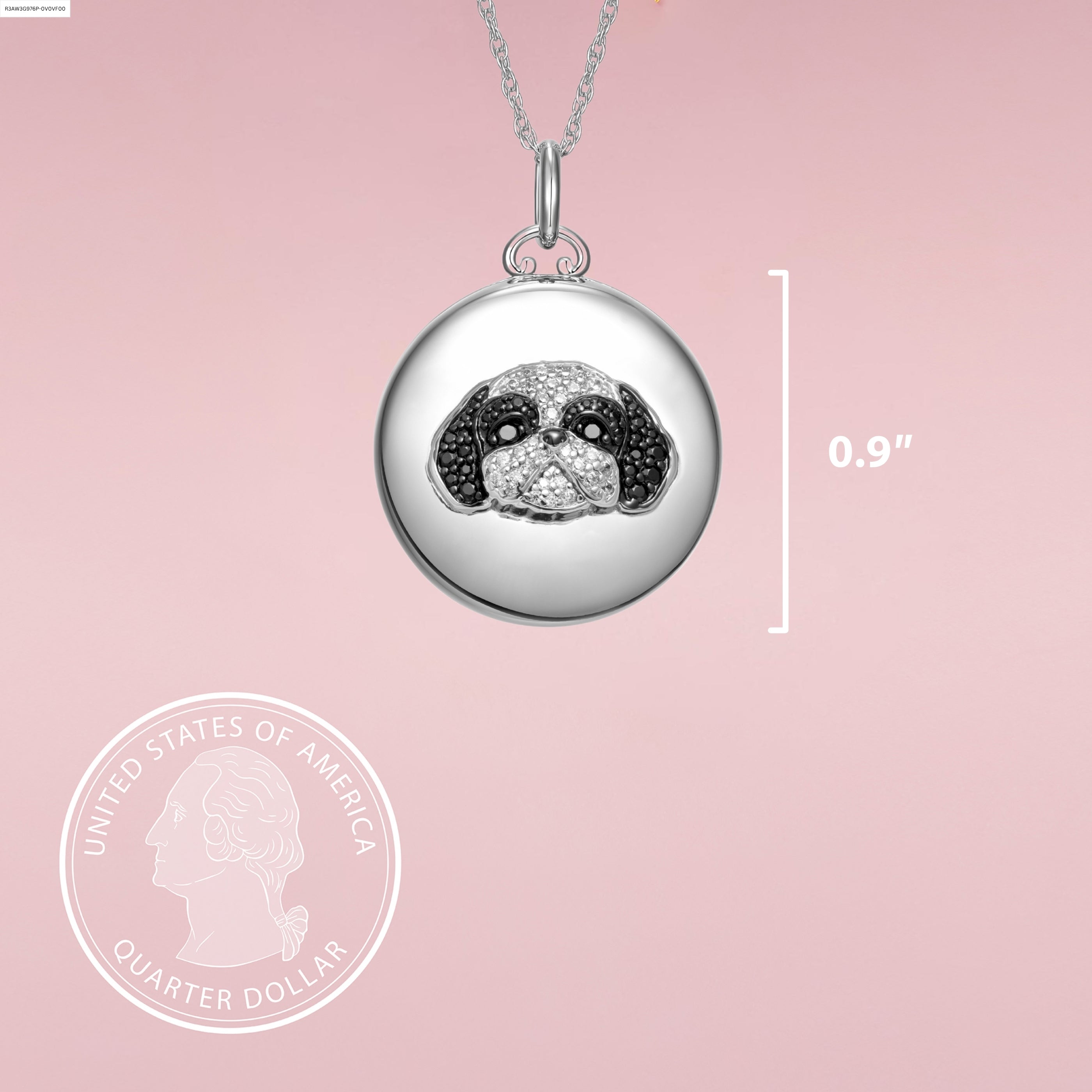 Shih Tzu Sterling Silver Locket