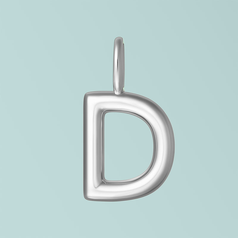 Alphabet Sterling Silver Charms