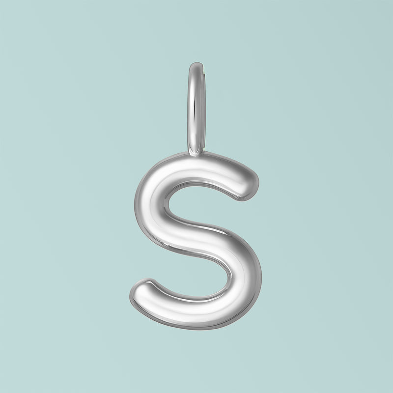 Alphabet Sterling Silver Charms