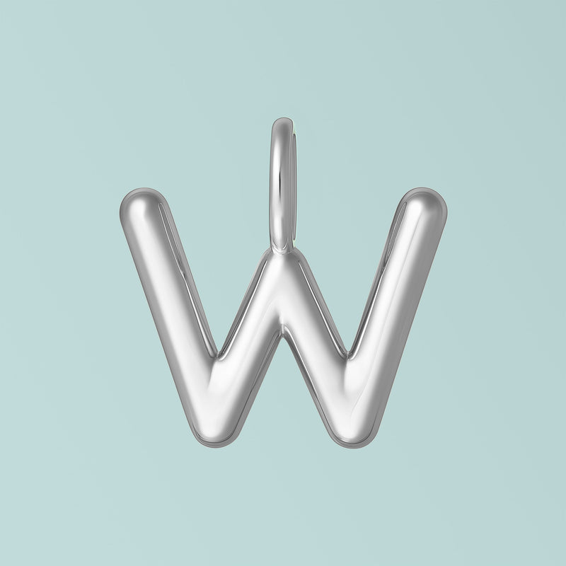 Alphabet Sterling Silver Charms