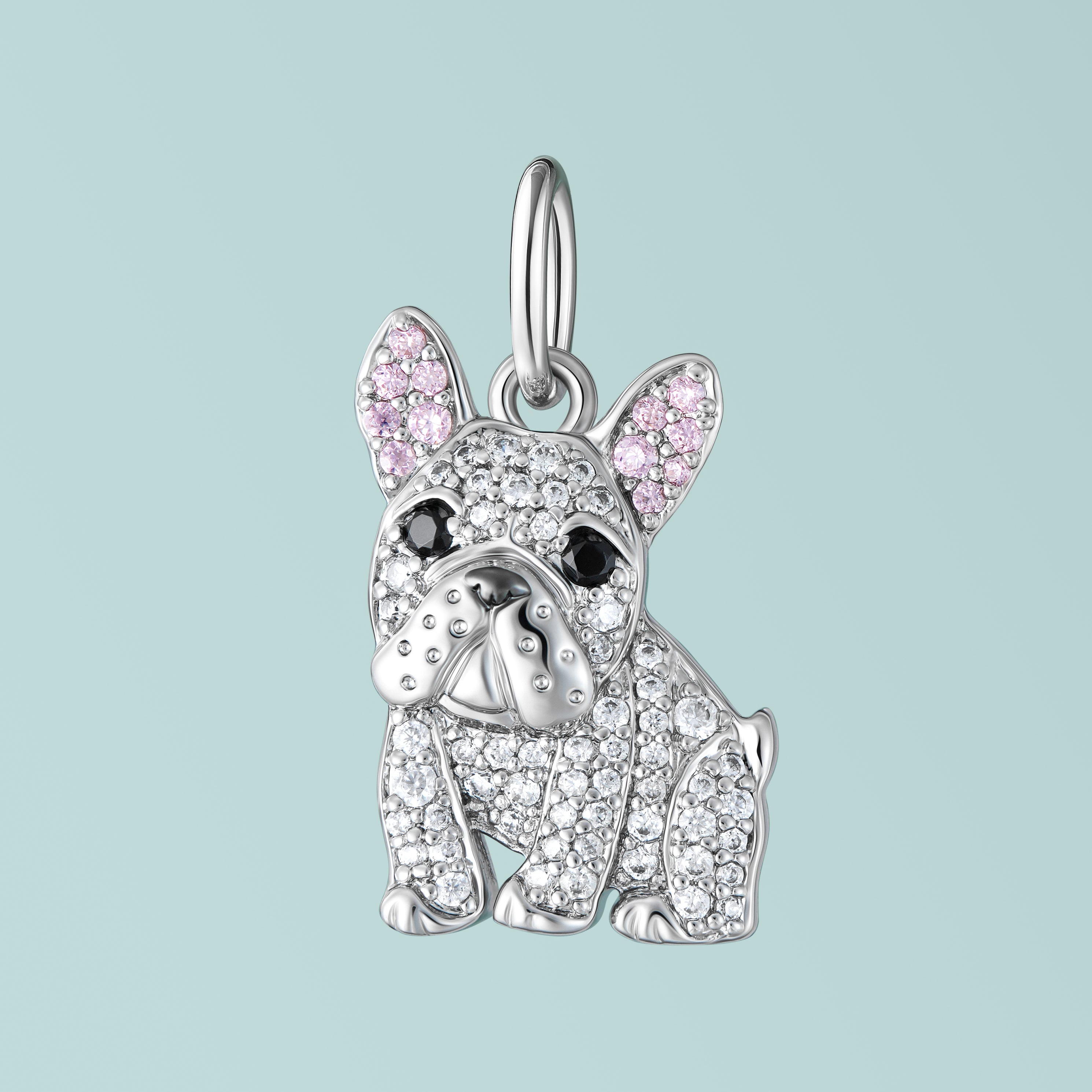 #color_White Frenchie Charm