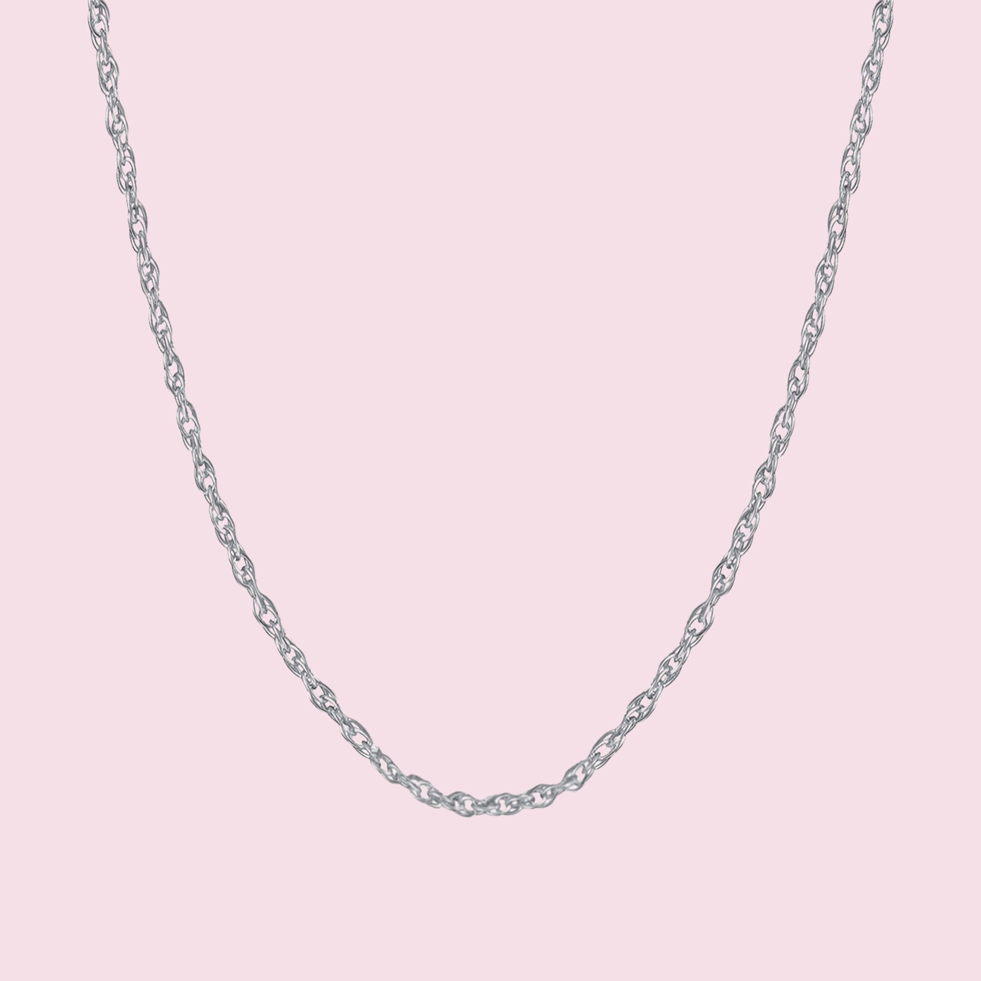 8R Rope chain 18"+2" extender for Necklaces & Charms