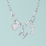 Carabiner Charms Necklace
