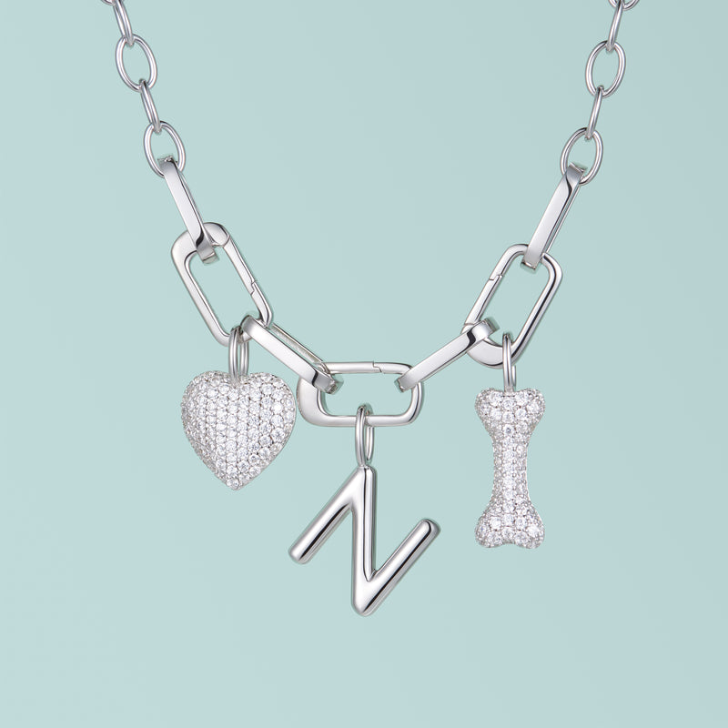Carabiner Charms Necklace