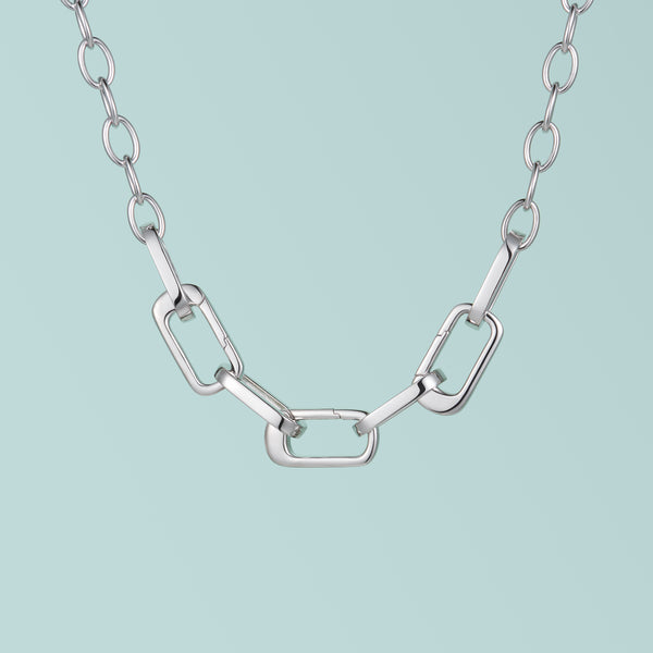 Carabiner Charms Necklace