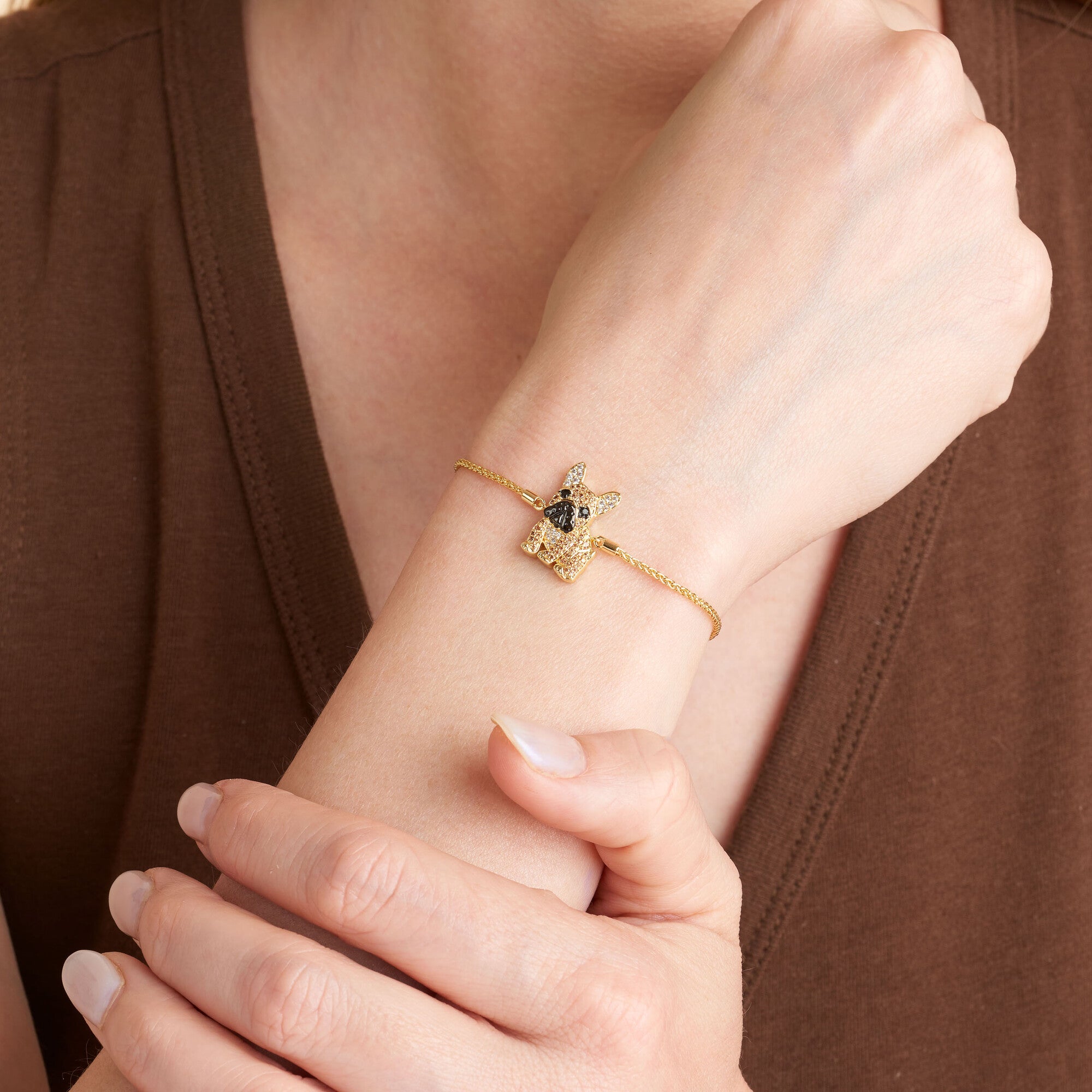 #color_Gold Frenchie Bracelet