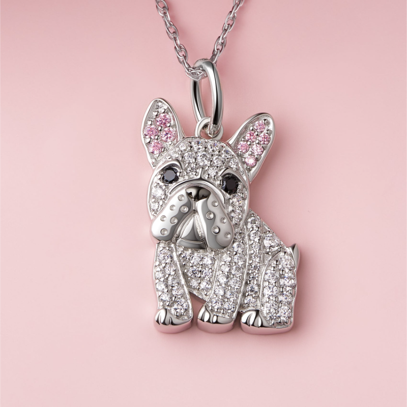 Frenchie necklace sales