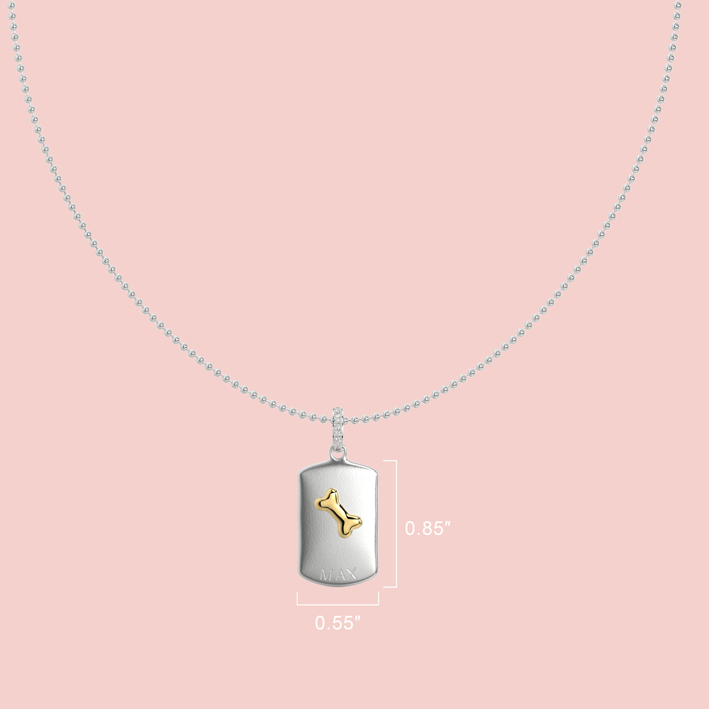 Pet Love Necklace – Paw Squircle