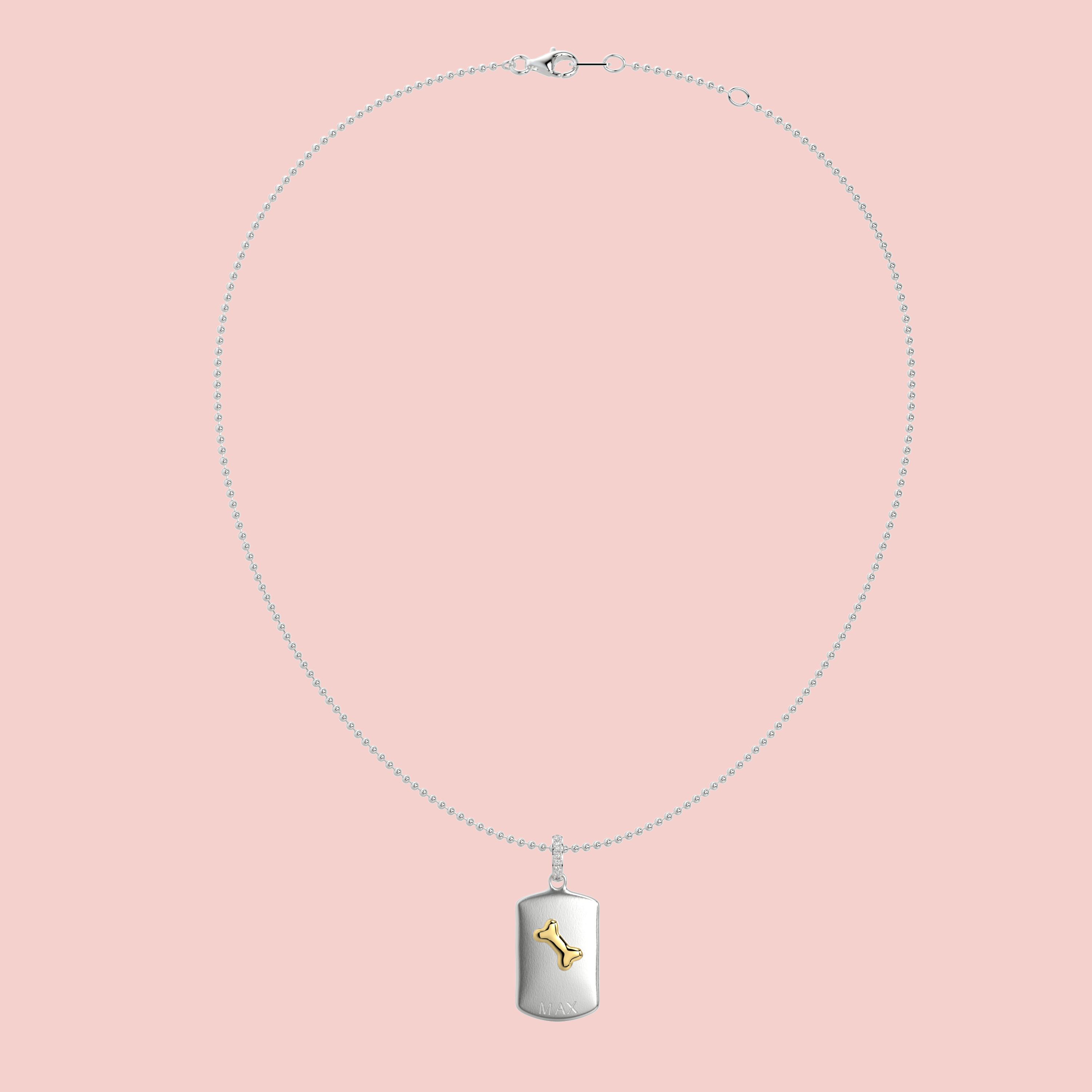 Pet Love Necklace – Paw Squircle