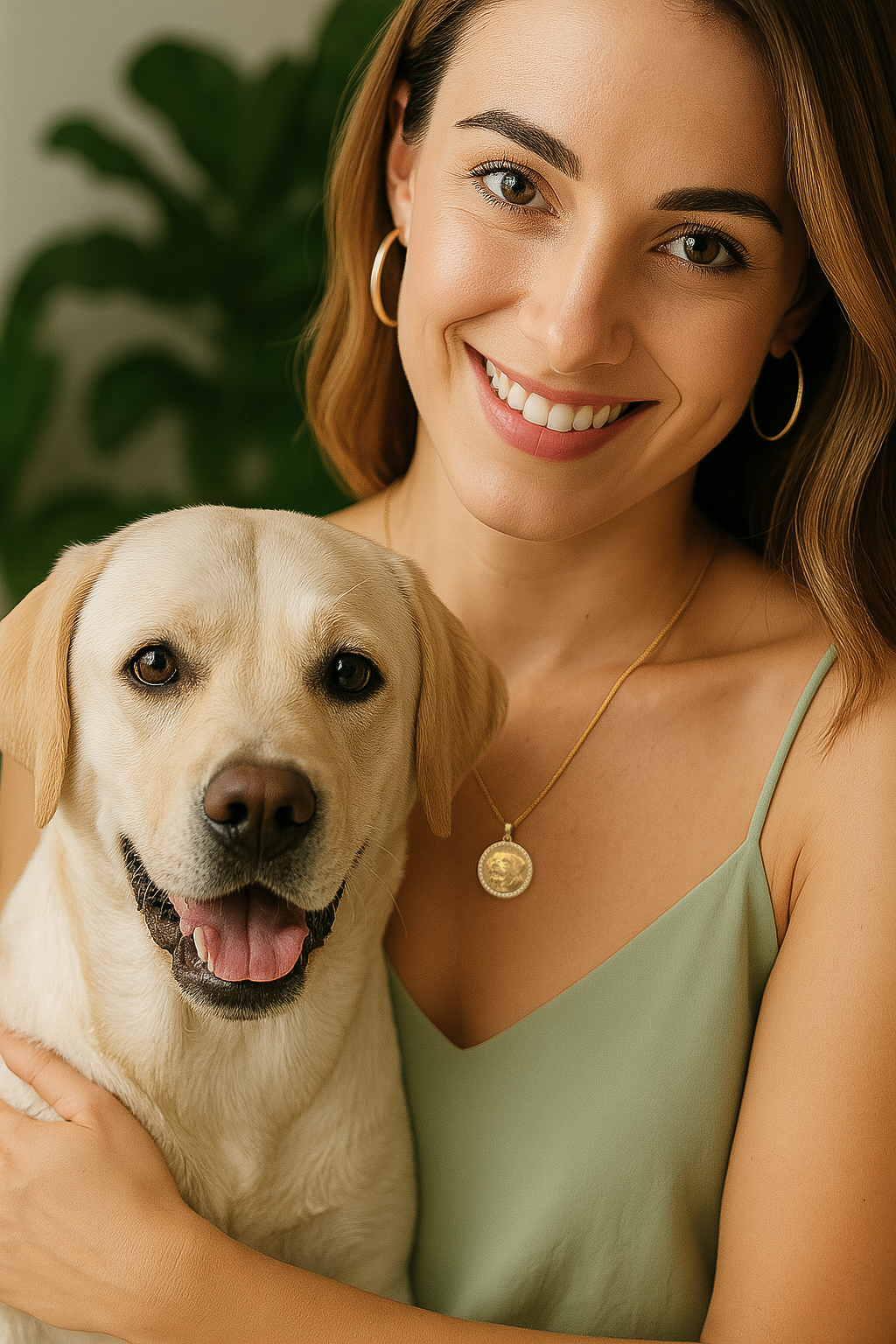 Pet Love Necklace – Labrador Pendant