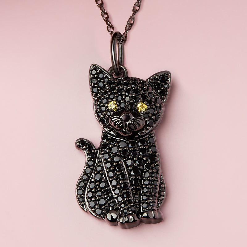 Pendants Necklaces Men Cats | Cat Glass Pendants Necklace | Black Cat  Pendant Necklace - Necklace - Aliexpress