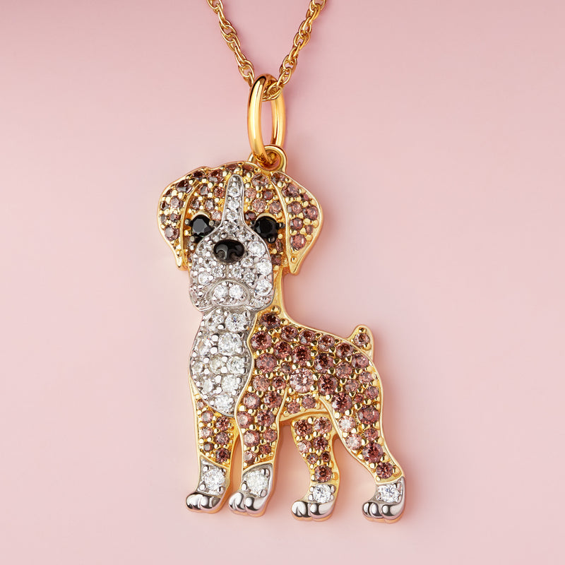 Boxer dog pendant 2025