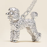 Standard Poodle Sterling Silver Pendant Necklace