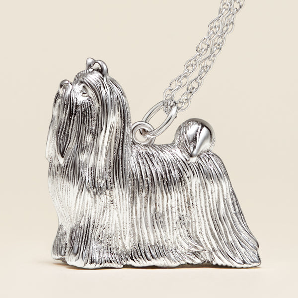 Maltese Sterling Silver Pendant Necklace