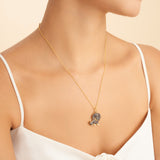 Dachshund Sterling Silver Pendant Necklace