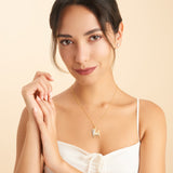 Shiba Inu Sterling Silver Pendant Necklace