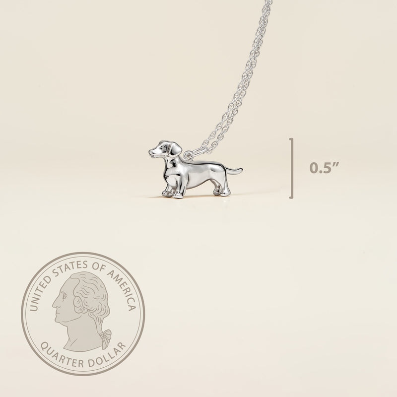 Miniature Dachshund Necklace – HARIO Lampwork Factory