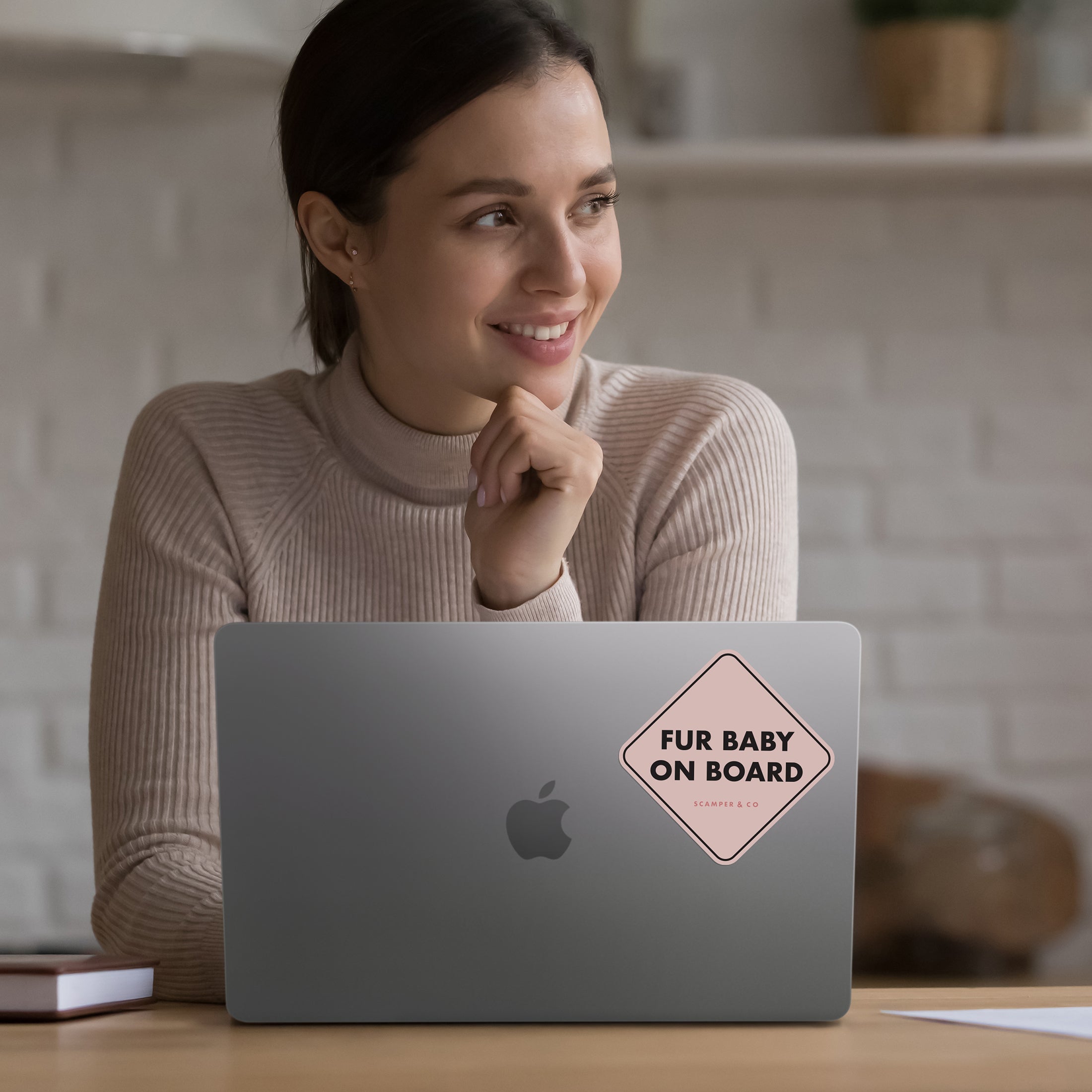 "Fur Baby On Board" Sticker