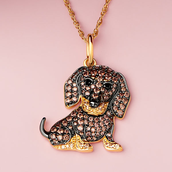 Dachshund Sausage Dog Necklace | Cotswold Jewellery